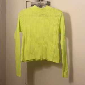 🌙3 FOR $20 BooHoo neon yellow mock neck - 12